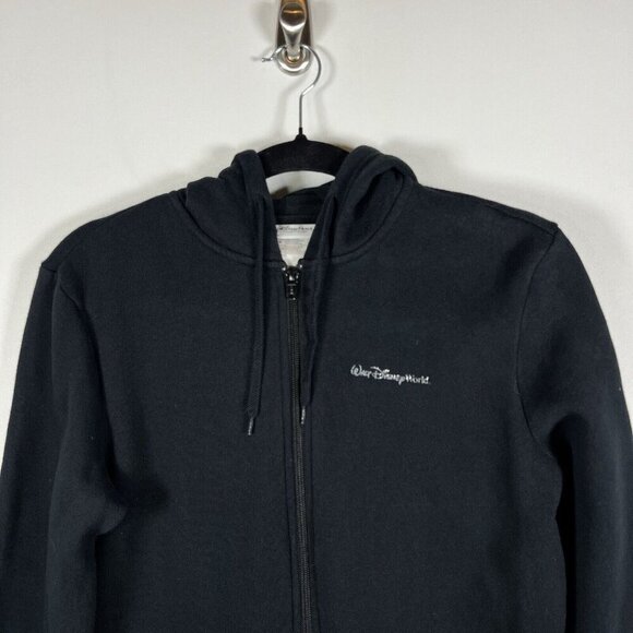 Walt Disney World Authentic Parks Full Zip Hooded Sweatshirt Size Medium Sparkly - Picture 3 of 9